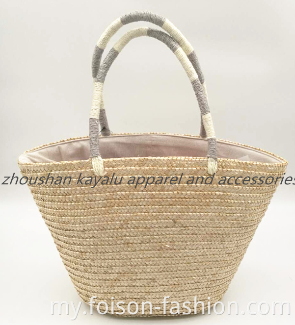 Hot Sell Ladies Beach Bag Wheat Straw Hat1
